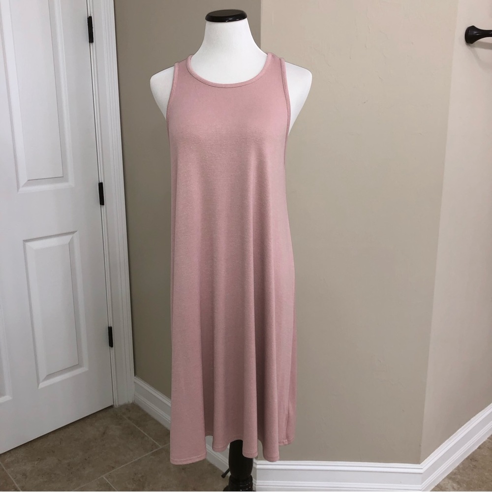 GAP Pink Sleeveless Swing Dress